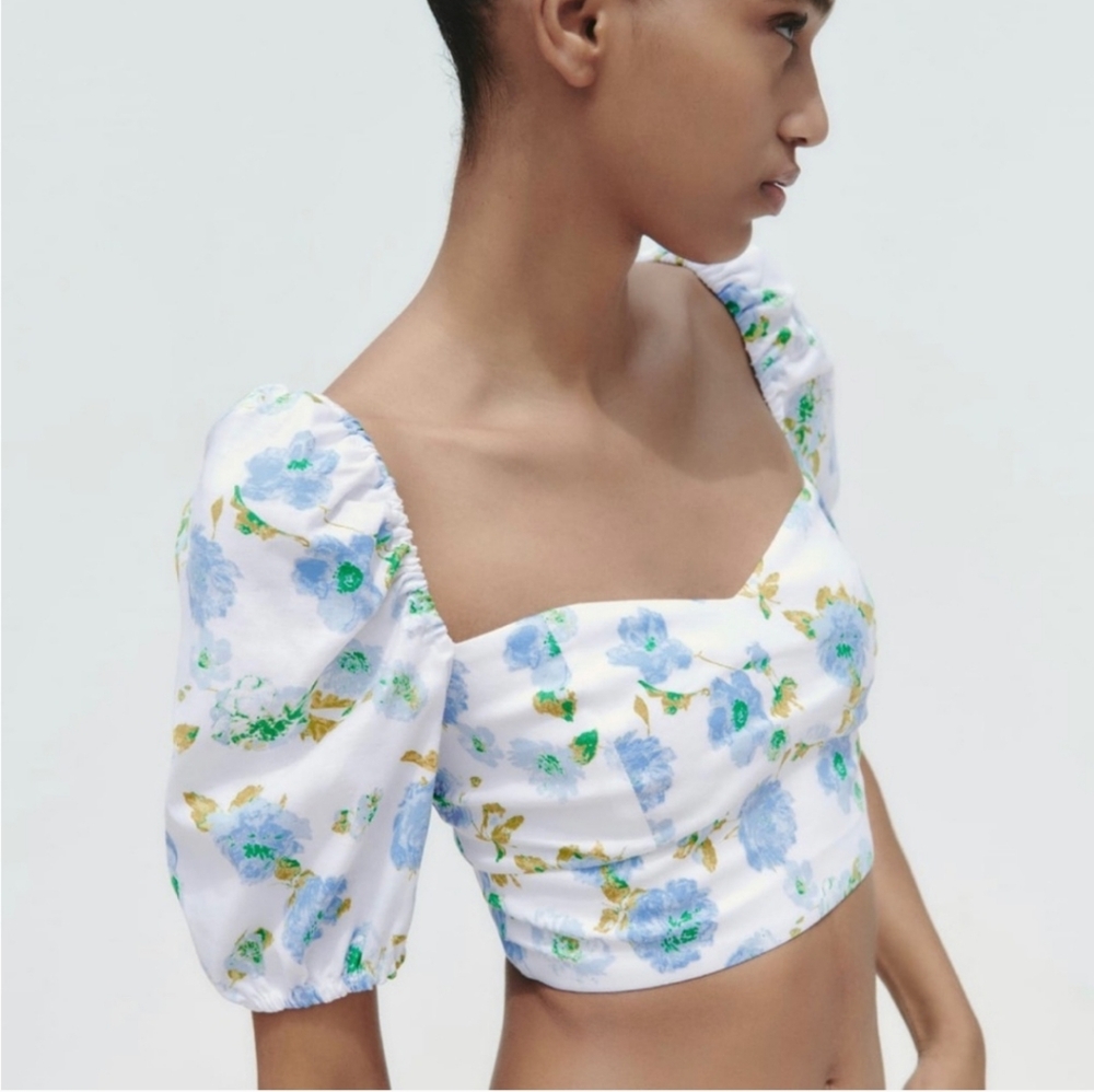 Zara floral top